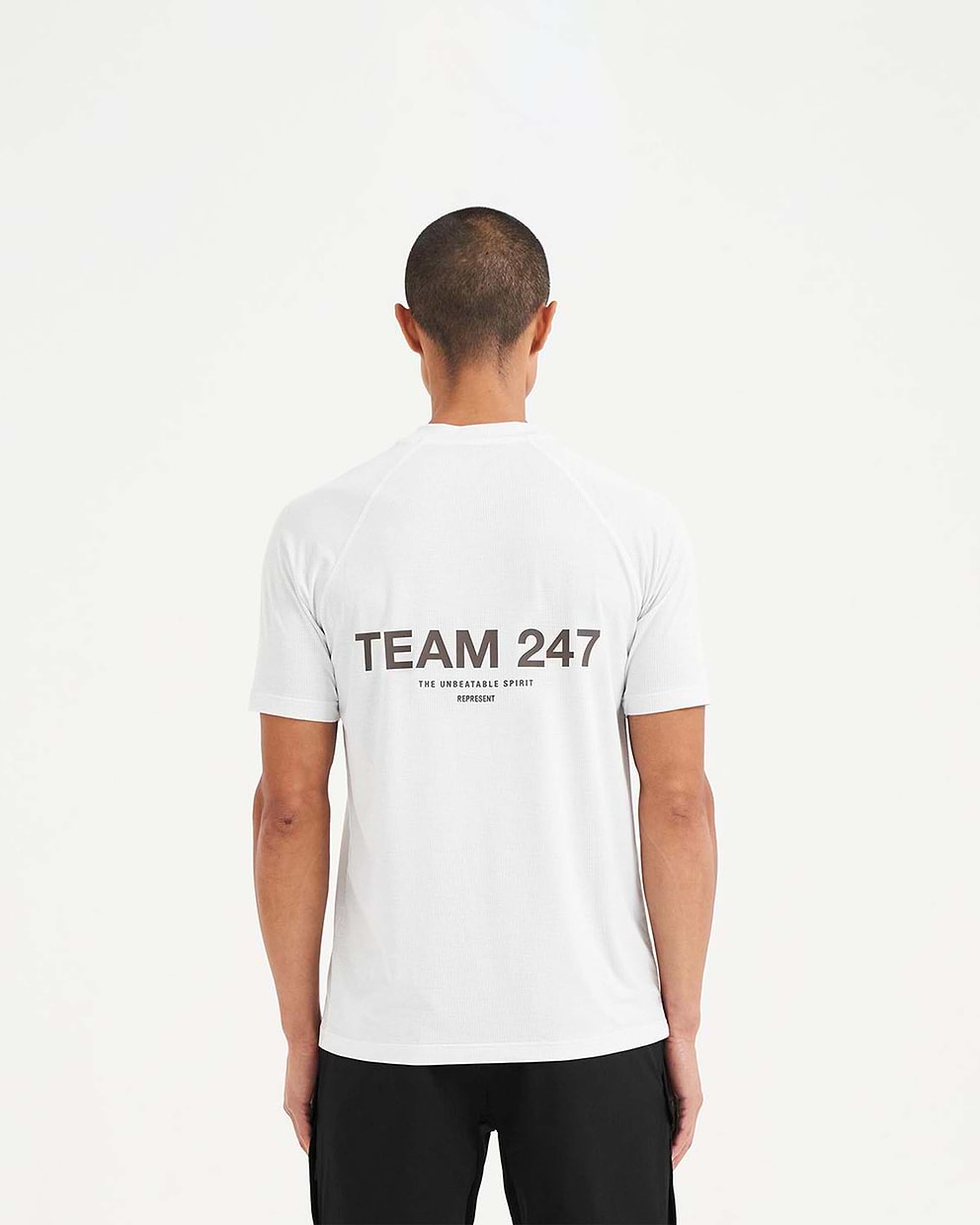 247 Team Run T-Shirt - Flat White